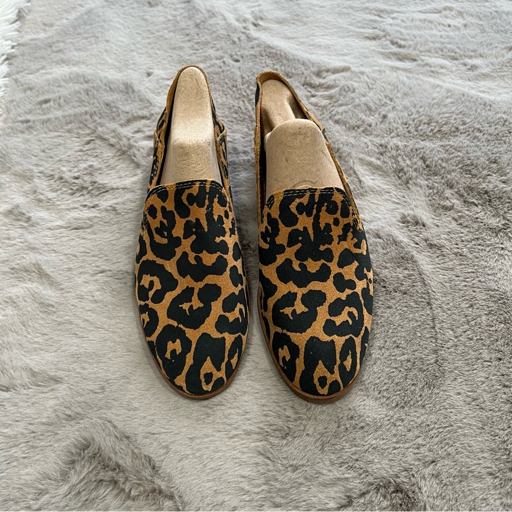 Lucky Brand Women Cahill leopard‎ print flats size 7.5 - Picture 3 of 13